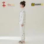 Cozy Charm Premium Button-Down Pajama Set - Image 6