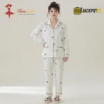 Cozy Charm Premium Button-Down Pajama Set - Image 8