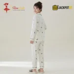 Cozy Charm Premium Button-Down Pajama Set - Image 10