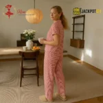 Cozy Stripe Classic Pajama Set - Image 5