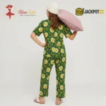 Daisy Bloom Cotton Pajama Suit Set – Soft Floral Lounge & Sleepwear for Women - Image 7
