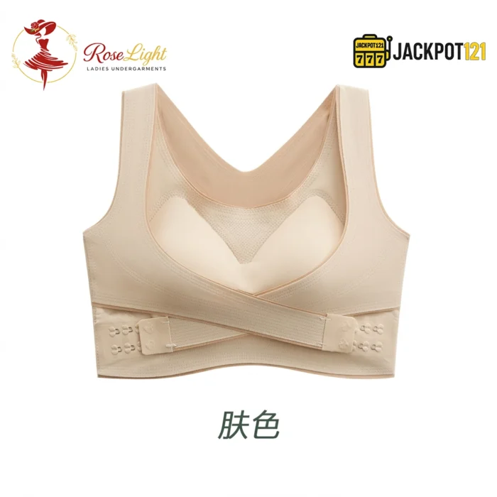 FlexLift Cross Side Support Bra – Full Coverage Everyday Comfort Bra - Image 10