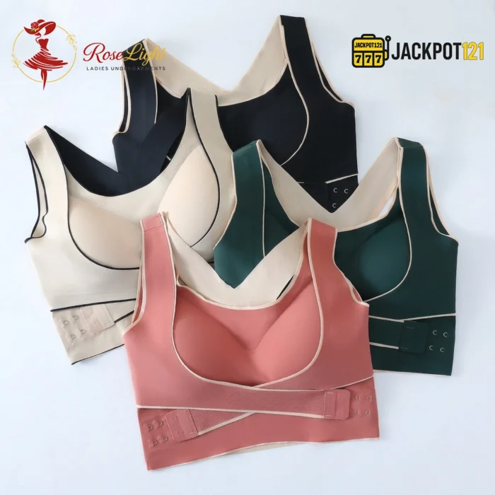 FlexLift Cross Side Support Bra – Full Coverage Everyday Comfort Bra - Image 11