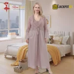 Mauve Mist Robe & Nightgown Set - Image 3