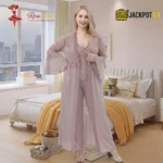 Mauve Mist Robe & Nightgown Set - Image 4