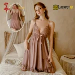 Mauve Romance Lace Sleep Dress
