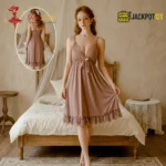Mauve Romance Lace Sleep Dress - Image 4