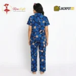 Midnight Bloom Premium Floral Pajama Lounge Set - Image 6