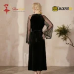Noir Elegance Robe & Gown Set - Image 6