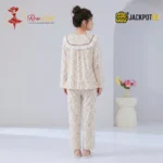 Premium Floral Cotton Pajama Set for Women – Soft Full Sleeve Night Suit - Image 4