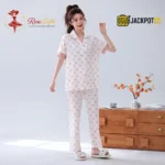 Rosé Dreams Premium Short Sleeve Pajama Set