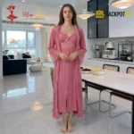 Rose Petal Robe & Nightgown Set - Image 3