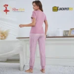 Satin Bliss 2-Piece Pajama Set – Soft Breathable Sleeveless Sleepwear - Image 7