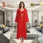 Scarlet Romance Robe & Nightgown Set - Image 2