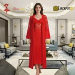 Scarlet Romance Robe & Nightgown Set - Image 3