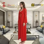 Scarlet Romance Robe & Nightgown Set - Image 5