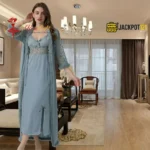 Sky Mist Robe & Nightgown Set - Image 3