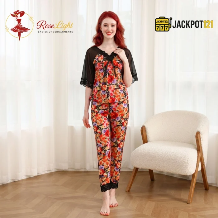 Wildflower Romance Pajama Set - Image 2