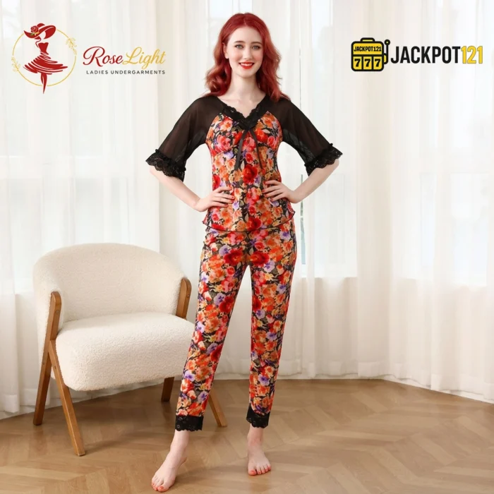 Wildflower Romance Pajama Set - Image 4