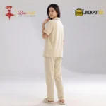 Classic Notch Collar Short Sleeve Pajama Set - Image 5