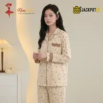 Meadow Floral Knit Cotton Pajama Set - Image 6