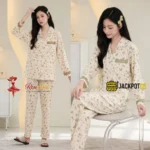 Meadow Floral Knit Cotton Pajama Set