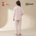 Notch Collar Chenille Fleece Pajama Set - Image 6