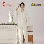 Petal Doll Collar Cotton Pajama Set - Image 2