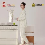 Petal Doll Collar Cotton Pajama Set - Image 3
