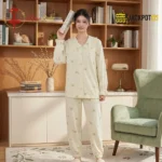 Petal Doll Collar Cotton Pajama Set - Image 4