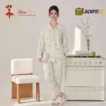 Petal Doll Collar Cotton Pajama Set - Image 5