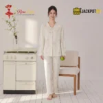 Petal Doll Collar Cotton Pajama Set - Image 9