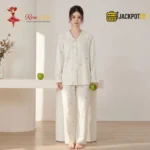 Petal Doll Collar Cotton Pajama Set - Image 15