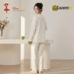 Petal Doll Collar Cotton Pajama Set - Image 17