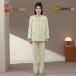 Peter Pan Collar Chenille Fleece Pajama Set - Image 9
