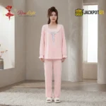 Sailor Collar Two-Piece Pajama Set - Image 7