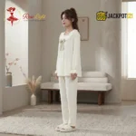 Sailor Collar Two-Piece Pajama Set - Image 13