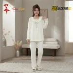 Sailor Collar Two-Piece Pajama Set - Image 14