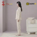 Vintage Bloom Cotton Pajama Set - Image 4