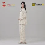 Vintage Bloom Cotton Pajama Set - Image 10