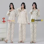Vintage Bloom Cotton Pajama Set