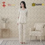 Vintage Bloom Cotton Pajama Set - Image 18
