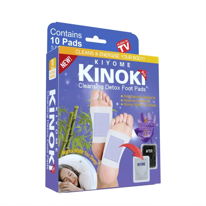 Kinoki Lavender Herbal Foot Pads – Bamboo Vinegar Overnight Foot Care & Relaxation Patches - Image 6