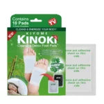 Kinoki Wormwood Herbal Foot Pads – Deep Cleansing Overnight Foot Care Patches (10 Pcs)